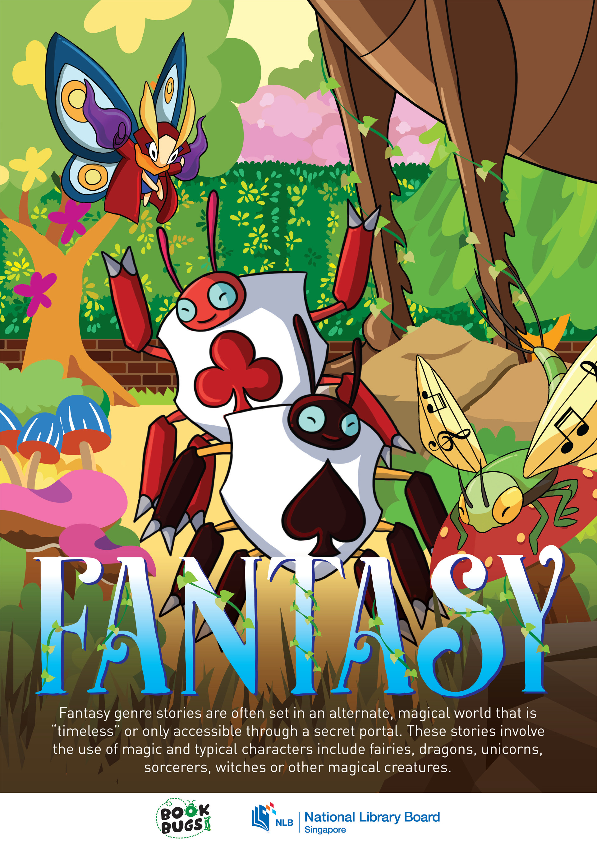 Bookbugs fantasy poster