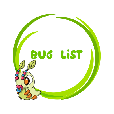 Book Bugs Bug List