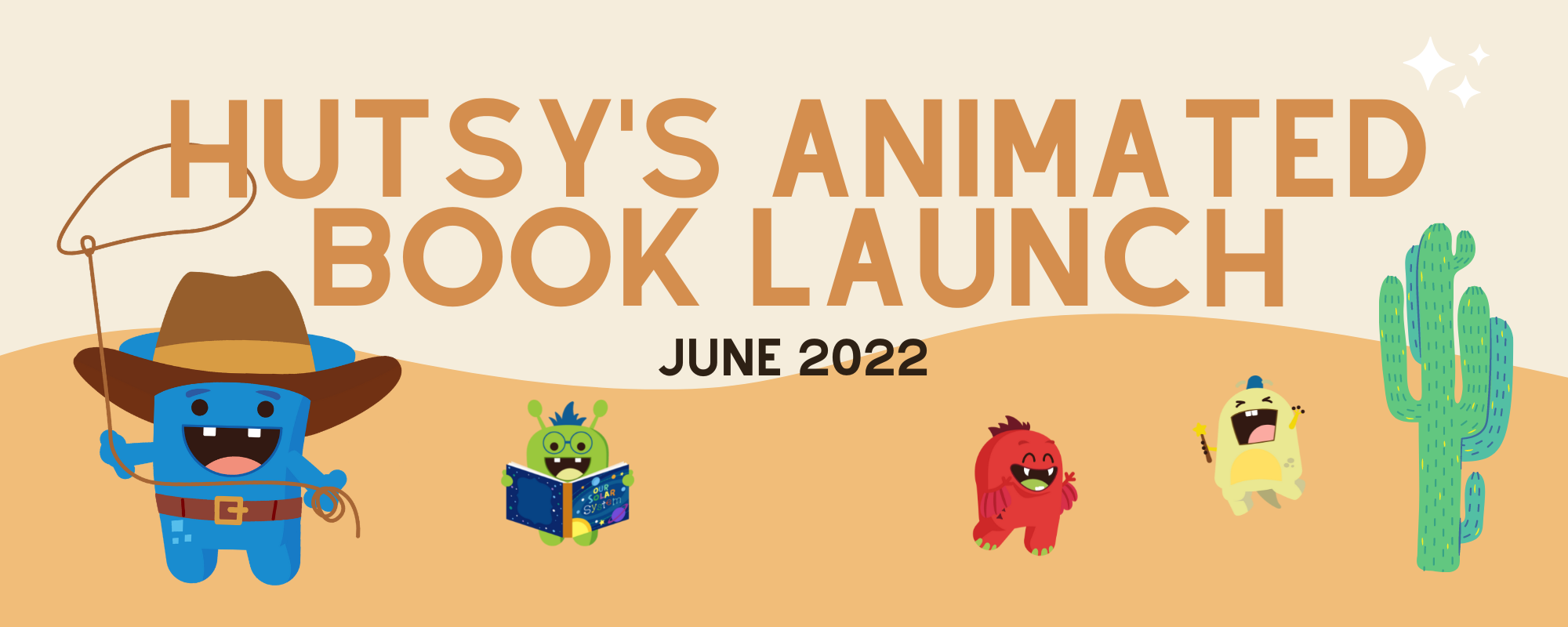 Hutsy’s Animated Book Launch